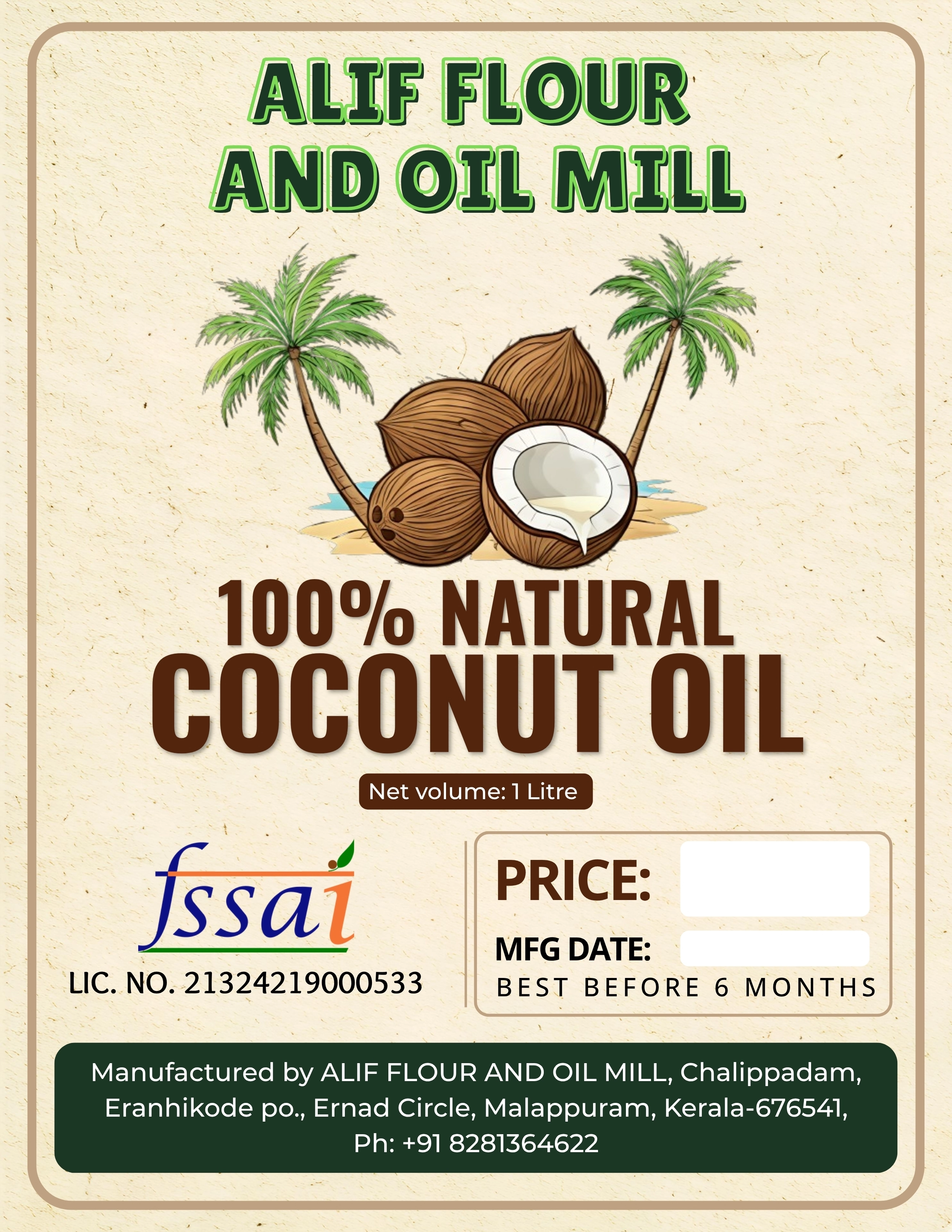 Bottle Label Print