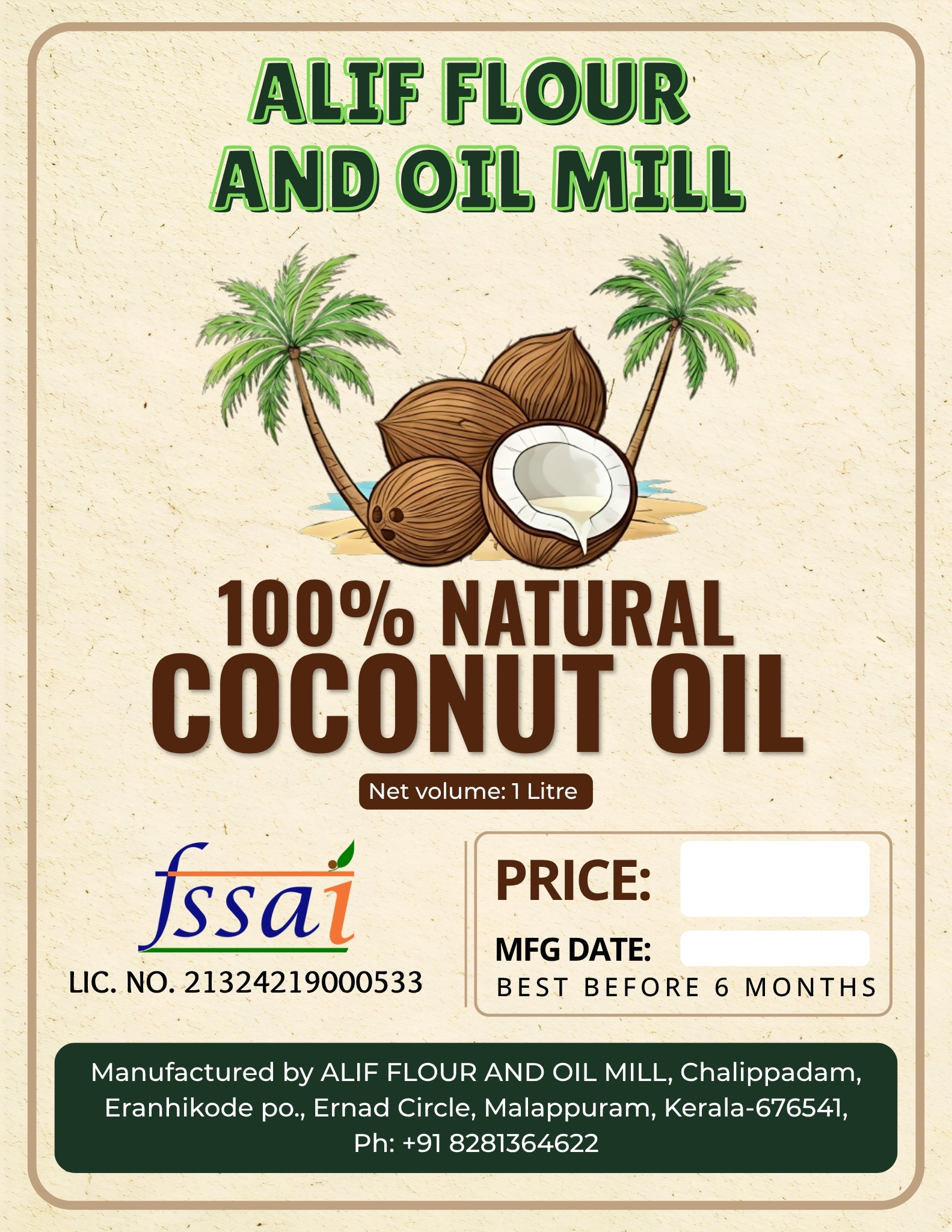 Bottle Label Print